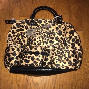 Liz Claiborne NEVER USED Leopard Print Bag